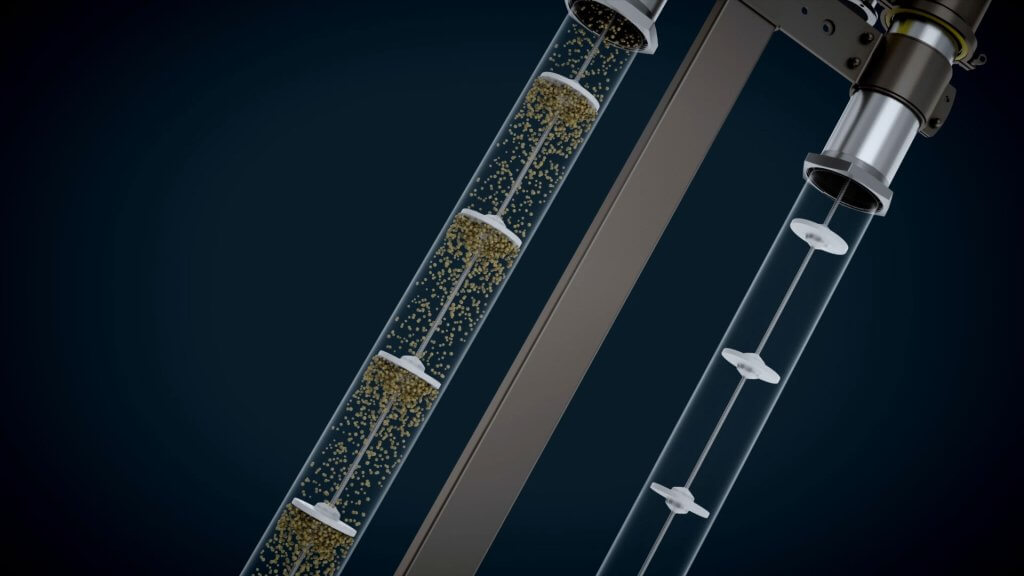 dissection of a floveyor aero-mechanical rope disc assembly