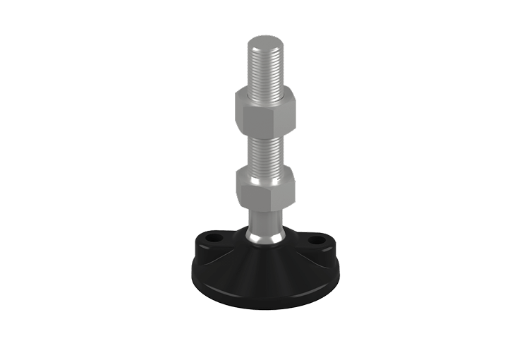 floveyor levelling foot support base for trough screw feeder