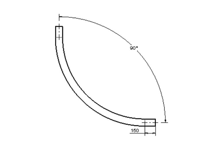 tubular drag conveyor 90 degree bend set