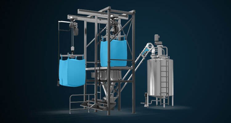 floveyor reusable bulk bag dischargers render